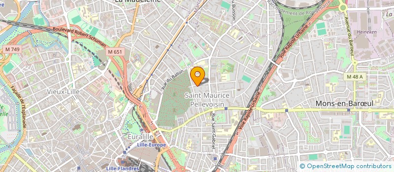 localisation de l'entreprise TREZA-MARLEY à LILLE