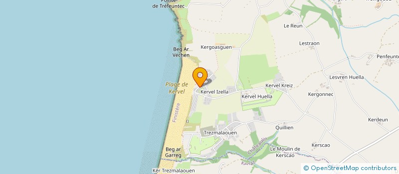 localisation de l'entreprise TREZKER  PLONEVEZ-PORZAY