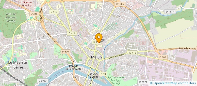 localisation de l'entreprise TRF à MELUN