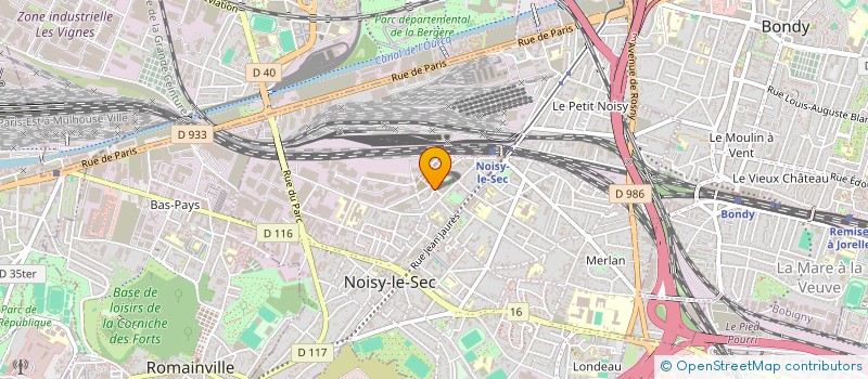 localisation de l'entreprise TRFE TRANSPORT ROUTIER FRANCE EXPRESS à NOISY-LE-SEC