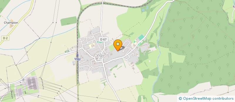 localisation de l'entreprise TRG  VIGY