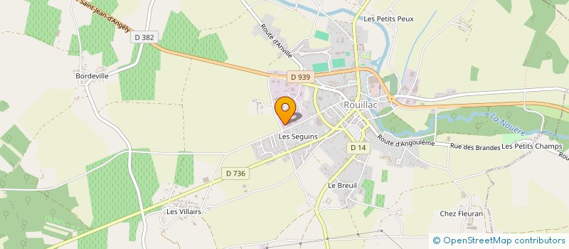 localisation de l'entreprise TRG AUTOMOBILES à ROUILLAC