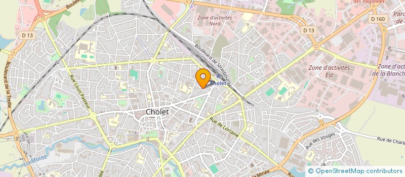 localisation de l'entreprise TRG IMMO à CHOLET