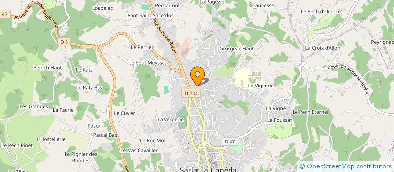 localisation de l'entreprise TRG SARL à SARLAT-LA-CANEDA