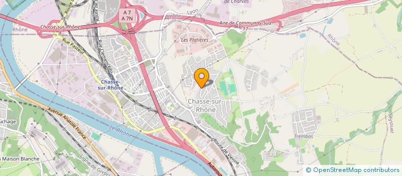 localisation de l'entreprise TRGMV à CHASSE-SUR-RHONE