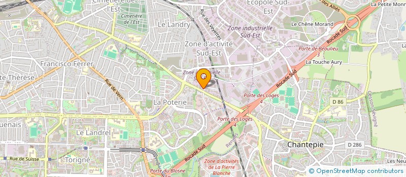 localisation de l'entreprise TRGS  NOUVOITOU