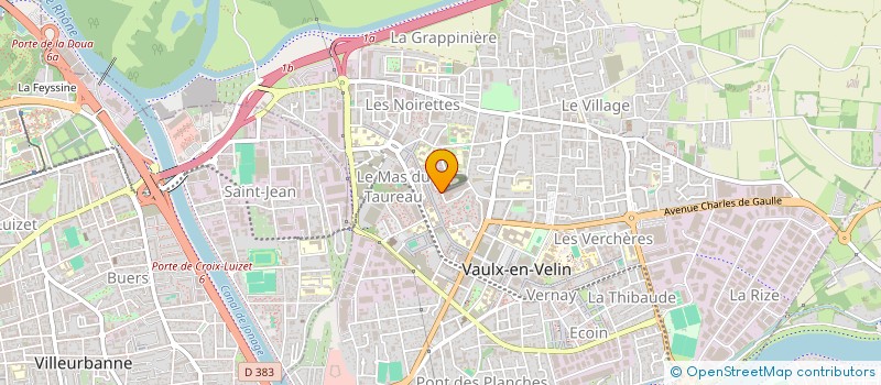 localisation de l'entreprise TRH PLOMBERIE  VAULX-EN-VELIN