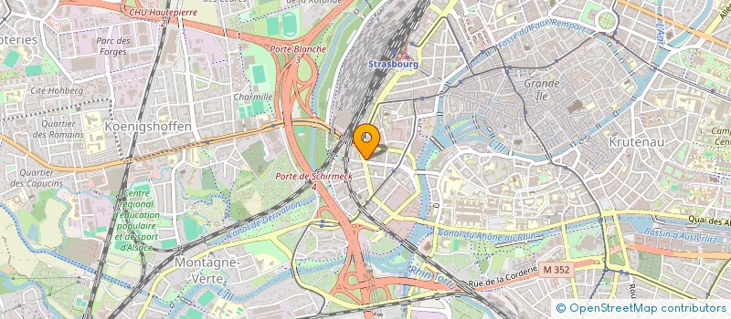 localisation de l'entreprise TRH SOLAR AND PAC à STRASBOURG