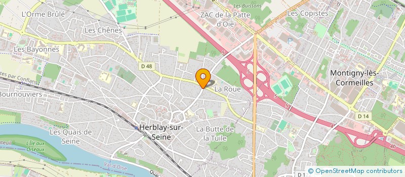 localisation de l'entreprise TRHEMA  HERBLAY-SUR-SEINE