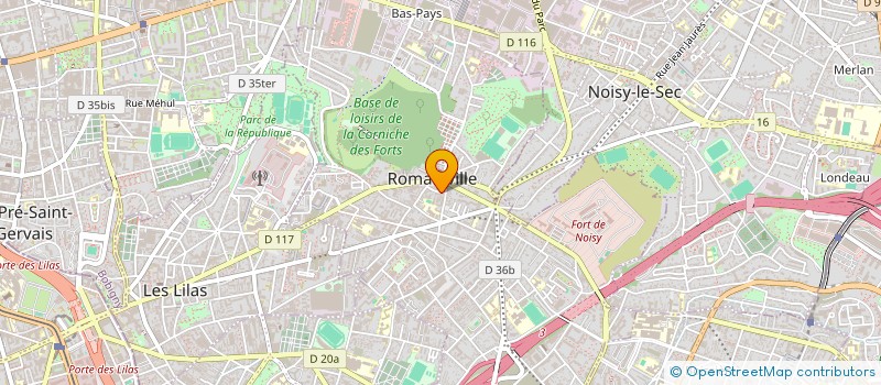 localisation de l'entreprise TRI à ROMAINVILLE