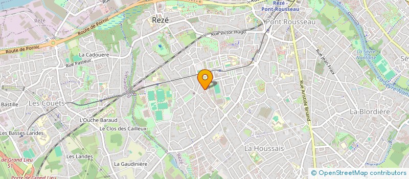 localisation de l'entreprise TRI AND CO  REZE