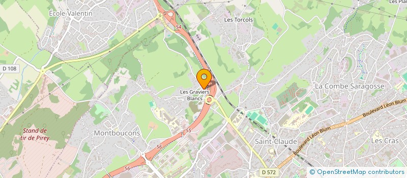 localisation de l'entreprise TRI-AXIS  BESANCON