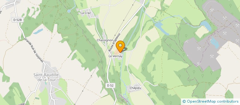 localisation de l'entreprise TRI BAL  VEZERONCE-CURTIN