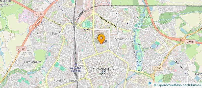 localisation de l'entreprise TRI-BATTANTS à LA ROCHE-SUR-YON
