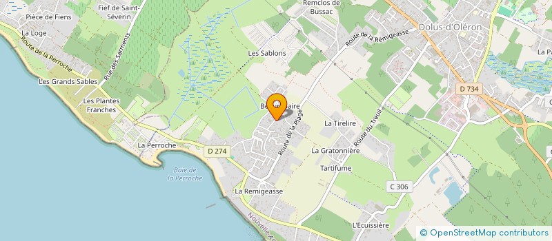 localisation de l'entreprise TRI BUGEL  DOLUS-D'OLERON