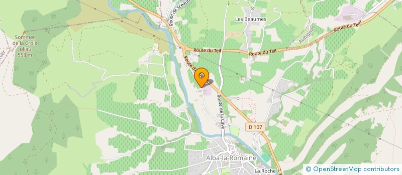 localisation de l'entreprise TRI'CEPS  ALBA-LA-ROMAINE