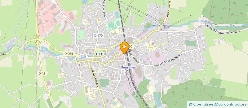 localisation de l'entreprise TRI-CYCLE  FOURMIES