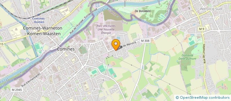 localisation de l'entreprise TRI-FOUILLE  COMINES