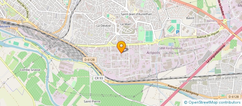 localisation de l'entreprise TRI'FRIP  BEZIERS