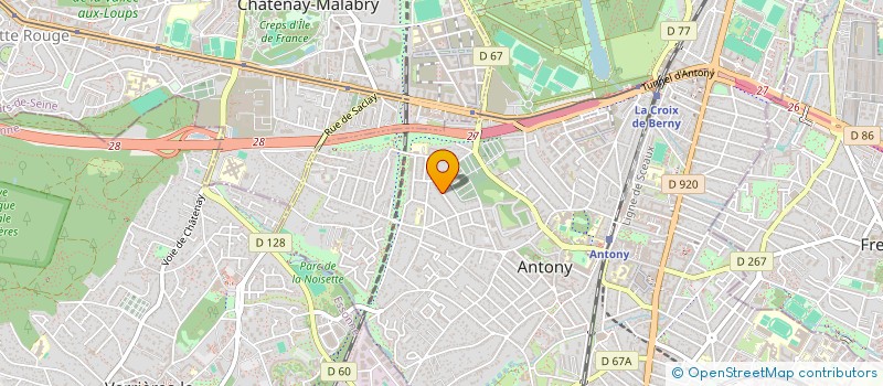 localisation de l'entreprise TRI-HOME à ANTONY