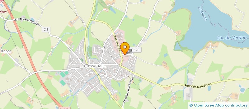 localisation de l'entreprise TRI IMMO  LA TESSOUALLE