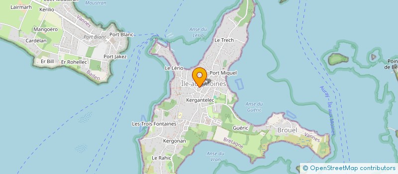 localisation de l'entreprise TRI MABED  ILE-AUX-MOINES