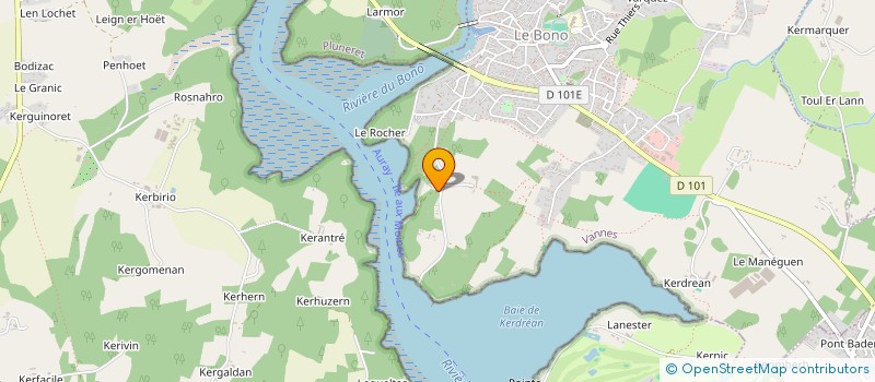 localisation de l'entreprise TRI MARTOLOD  LE BONO