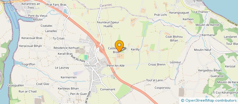 localisation de l'entreprise TRI-NA-VAL OUEST  HENVIC