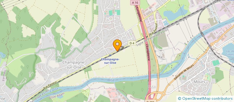 localisation de l'entreprise TRI-OR  CHAMPAGNE-SUR-OISE