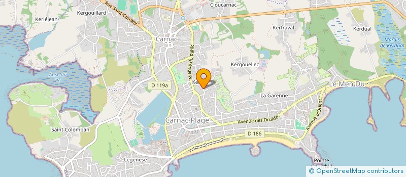 localisation de l'entreprise TRI PESKED  CARNAC