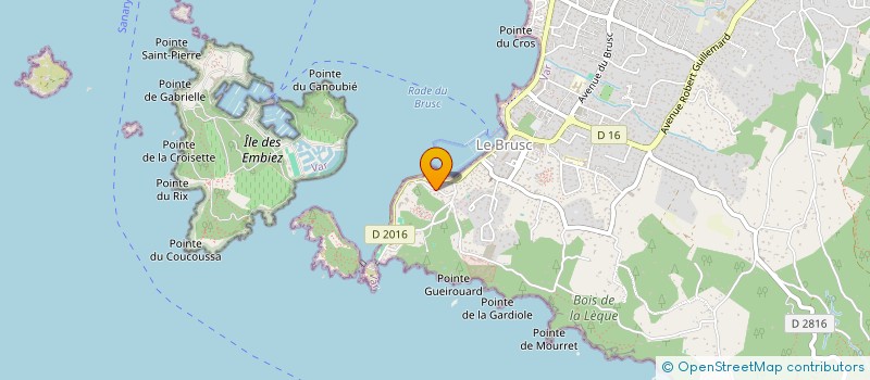 localisation de l'entreprise TRI PROPULSE à SIX-FOURS-LES-PLAGES