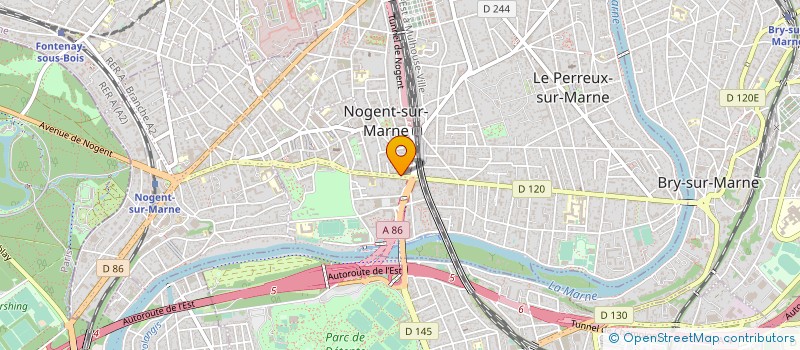 localisation de l'entreprise TRI-RENOV à NOGENT-SUR-MARNE