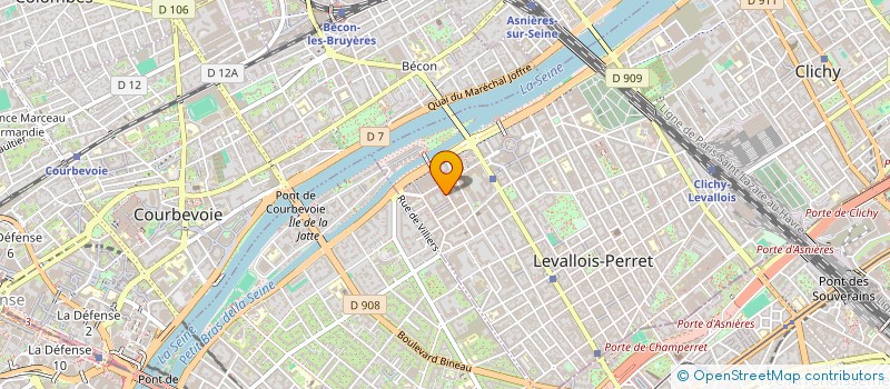 localisation de l'entreprise TRI SAS à LEVALLOIS-PERRET