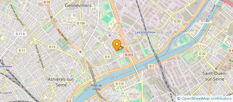 localisation de l'entreprise TRI SYSTEM à GENNEVILLIERS