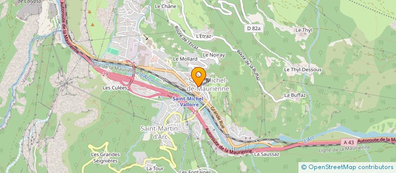 localisation de l'entreprise TRI TIME MAURIENNE  SAINT-MICHEL-DE-MAURIENNE