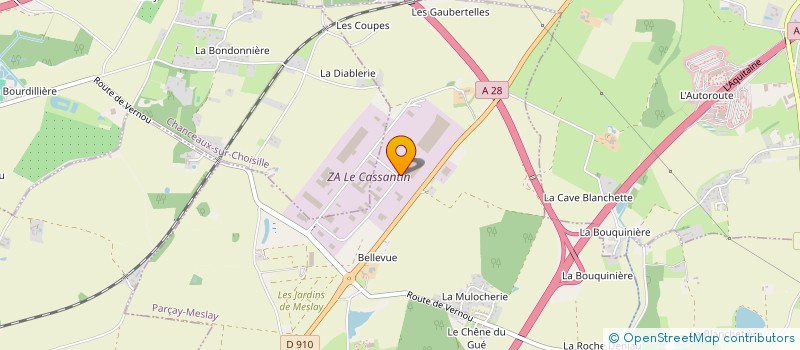 localisation de l'entreprise TRI VAL DE LOIR(E)  PARCAY-MESLAY