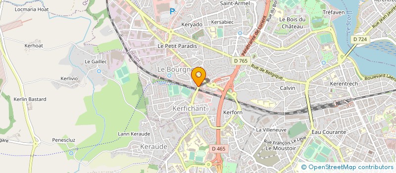 localisation de l'entreprise TRI4FUN à LORIENT