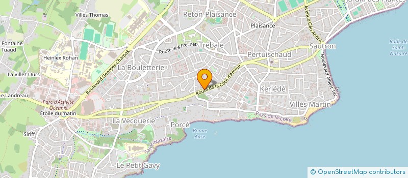 localisation de l'entreprise TRI4HER  SAINT-NAZAIRE