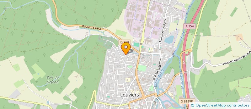 localisation de l'entreprise TRIA à LOUVIERS