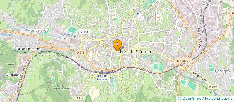localisation de l'entreprise TRIA  LONS-LE-SAUNIER