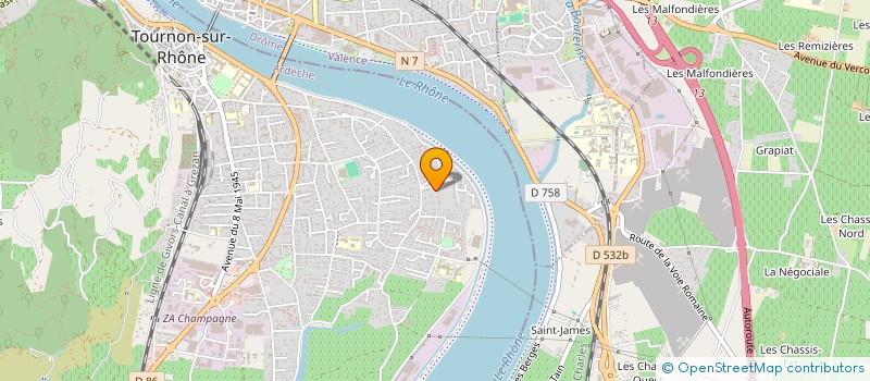localisation de l'entreprise TRIACTION à TOURNON-SUR-RHONE