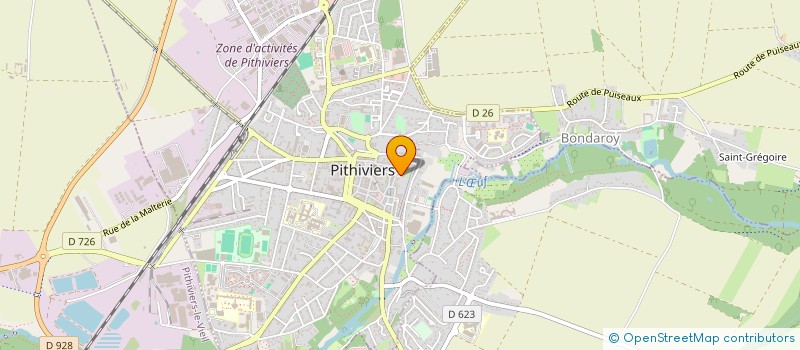 localisation de l'entreprise TRIACTION ENTREPRISE D'INSERTION  PITHIVIERS