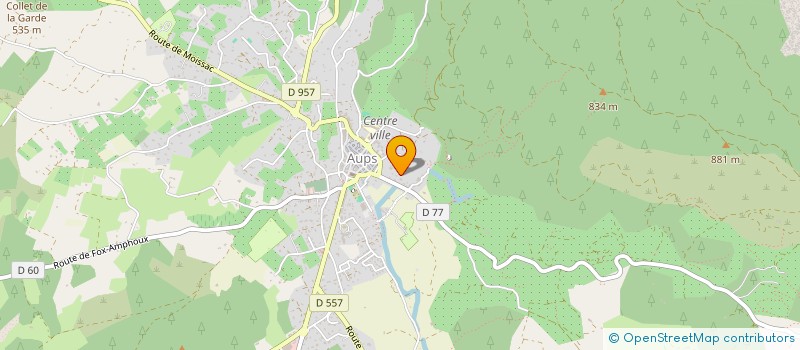 localisation de l'entreprise TRIAD  AUPS