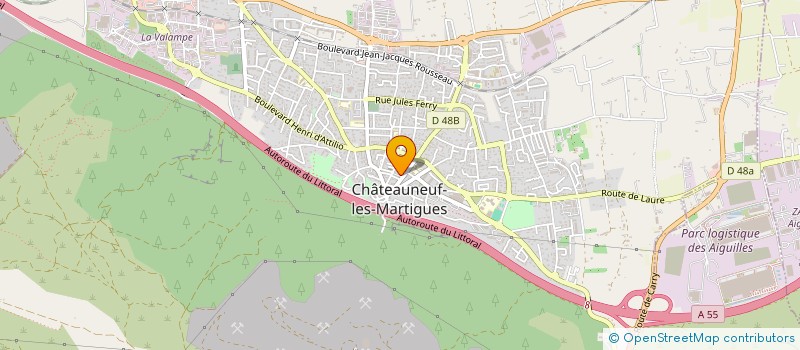 localisation de l'entreprise TRIADE à CHATEAUNEUF-LES-MARTIGUES