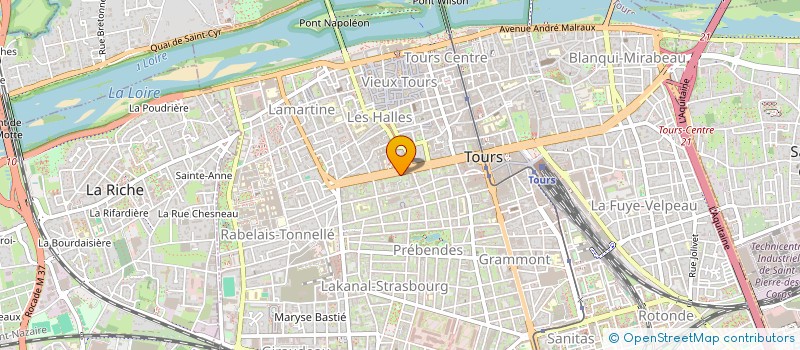localisation de l'entreprise TRIADE  TOURS