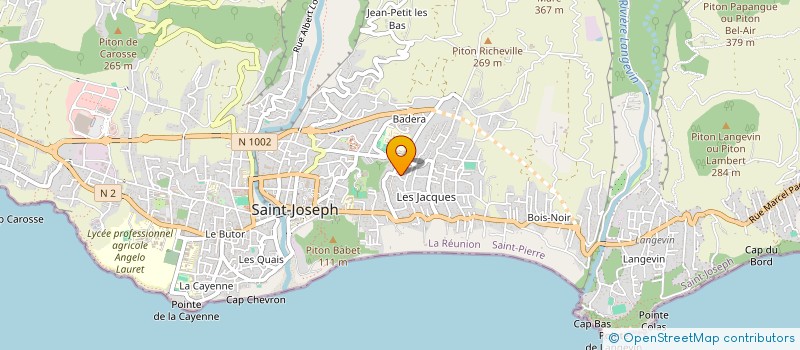 localisation de l'entreprise TRIADE  SAINT-JOSEPH