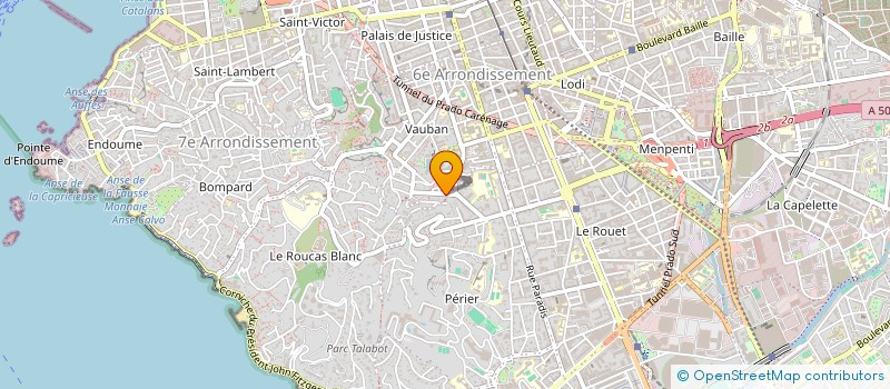 localisation de l'entreprise TRIADE COMPANY à MARSEILLE