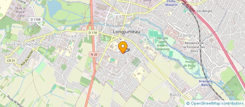 localisation de l'entreprise TRIADE HOLDING à LONGJUMEAU