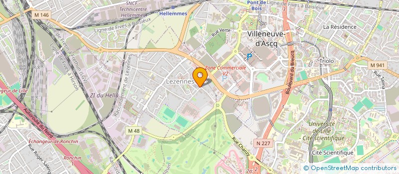 localisation de l'entreprise TRIADE PROCESS INDUSTRIELS à LILLE
