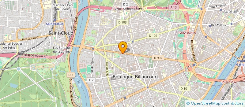 localisation de l'entreprise TRIADELPHIA à BOULOGNE-BILLANCOURT